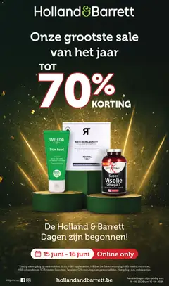 Voorbeeld van Holland & Barrett Folder / Publicité van winkel Holland & Barrett geldig vanaf 15/06/2026
