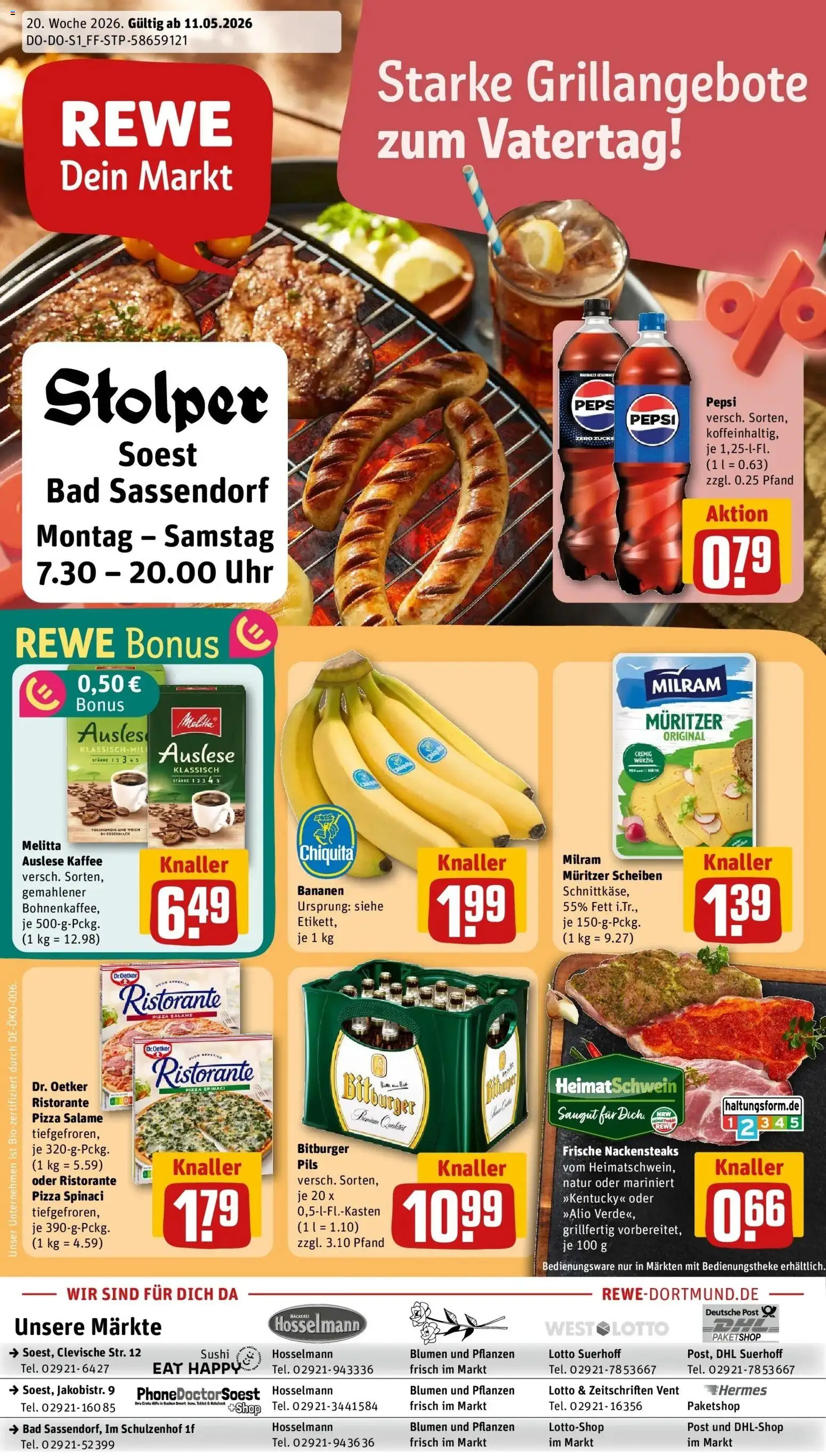 Vorschau von dem Prospekt des Geschäftes Rewe, gültig ab dem 10.05.2026