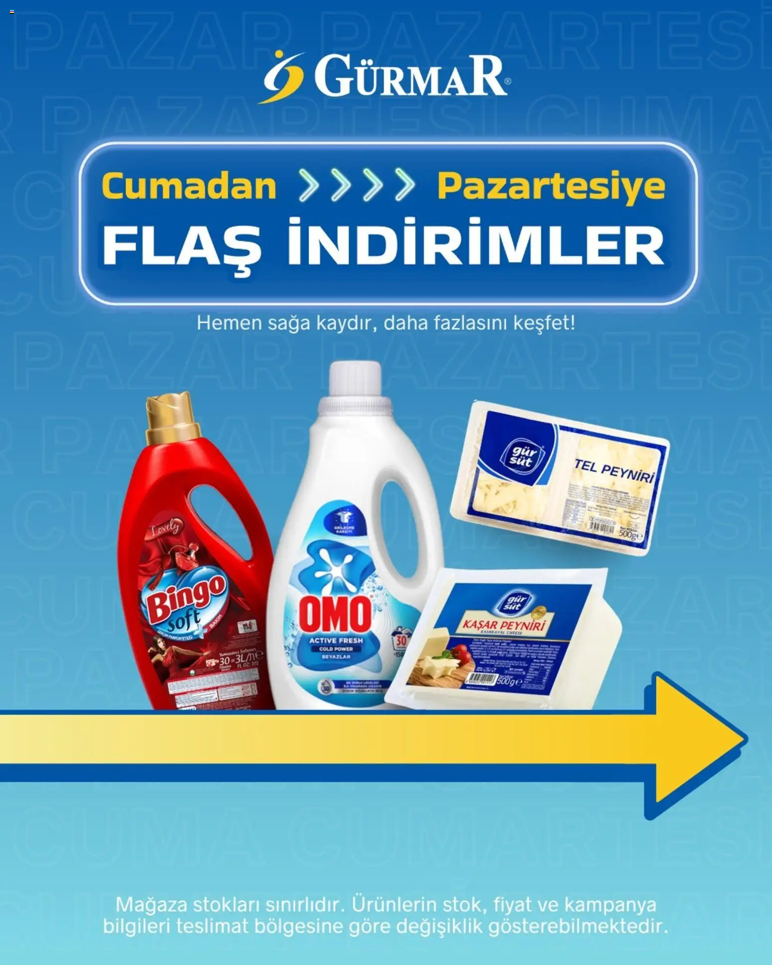 Gürmar Gürmar - Flaş indirimler 08.05.2026 - Broşürünün önizlemesi