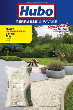 Voorbeeld van Hubo - Terrasse et pavage van winkel Hubo geldig vanaf 21/03/2026