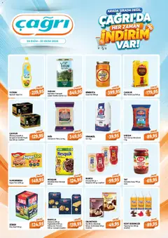 Çağrı Market Çağrı Market - Çağrı'da Her Zaman İndirim Var 26.10.2026 - Broşürünün önizlemesi