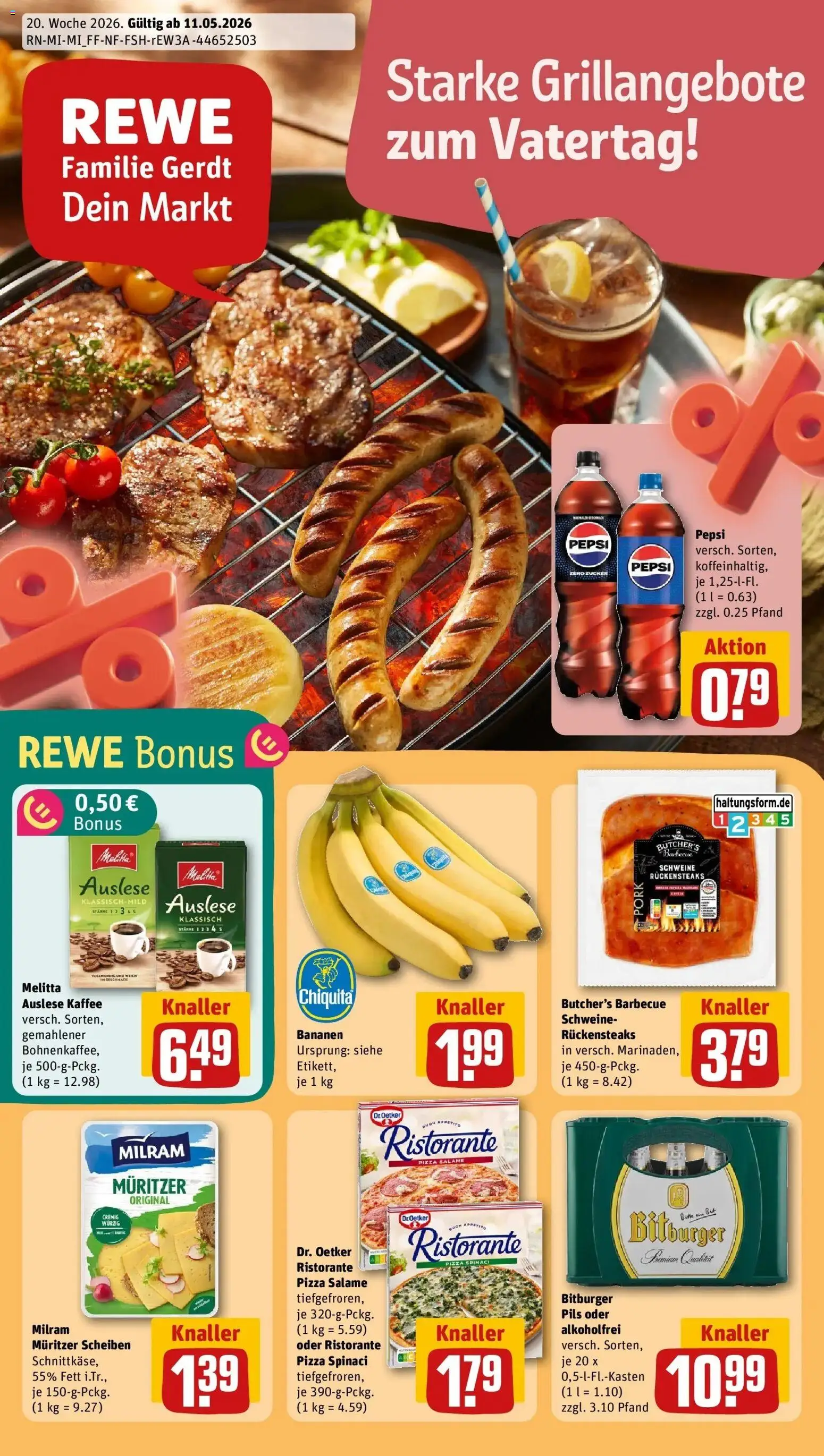 Vorschau von dem Prospekt des Geschäftes Rewe, gültig ab dem 10.05.2026