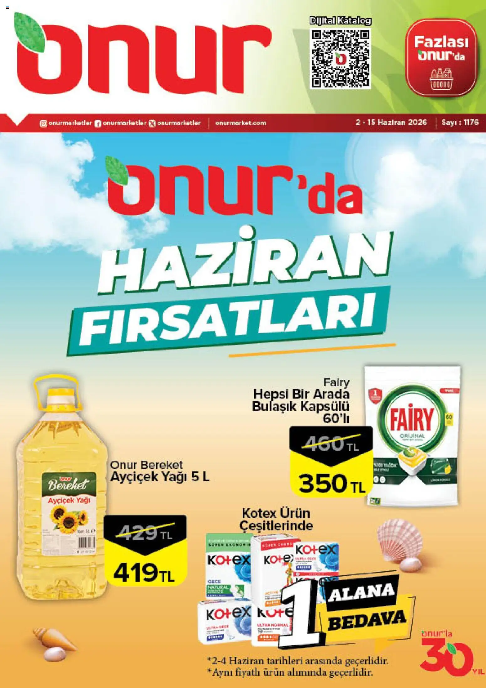 Onur Market Onur Market Katalog - Bursa 02.06.2026 - Broşürünün önizlemesi