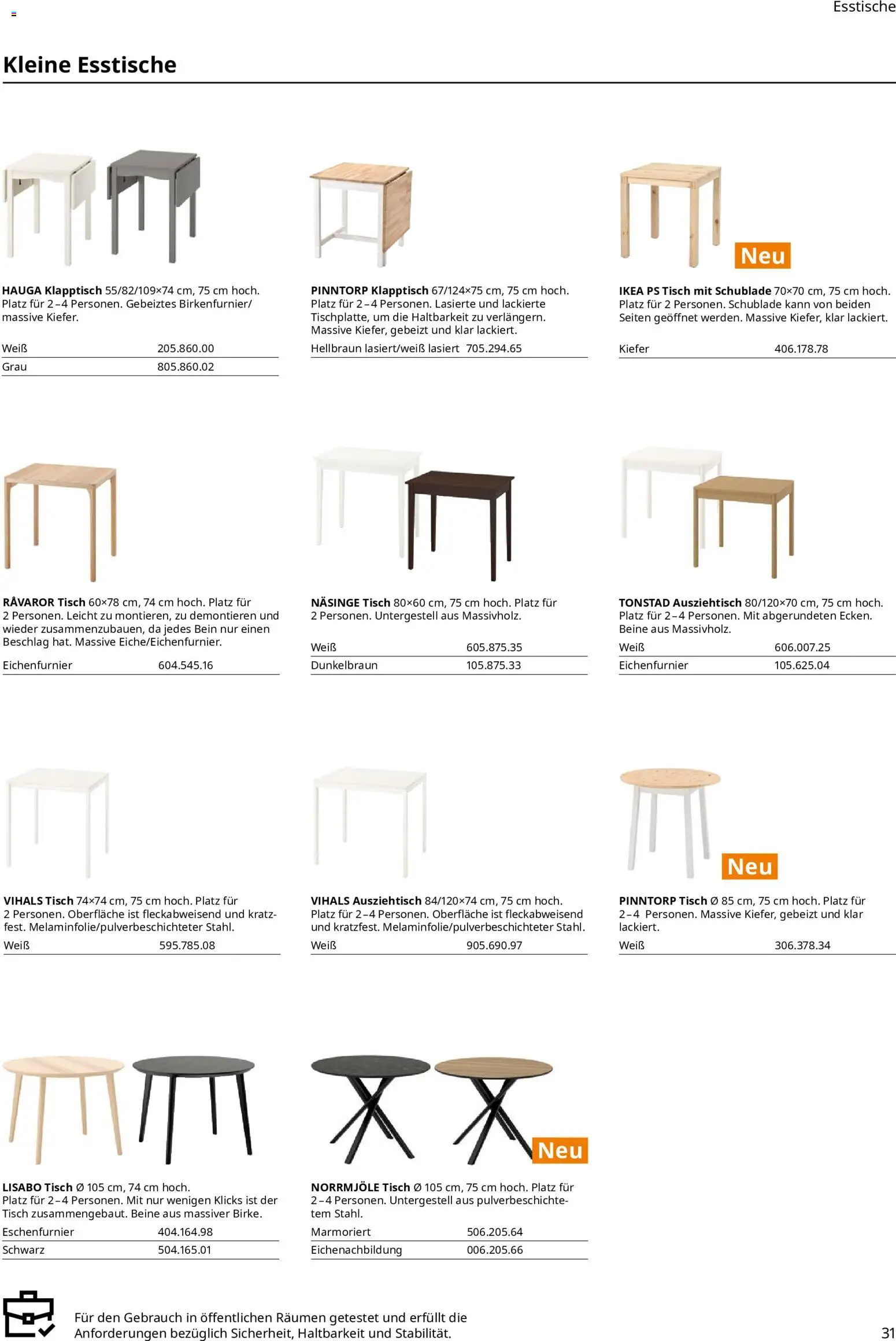 Vorschau von dem Prospekt des Geschäftes Ikea, gültig ab dem 11.09.2026 - Tisch