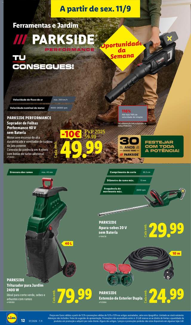 Novo folheto Lidl a partir de 07/09