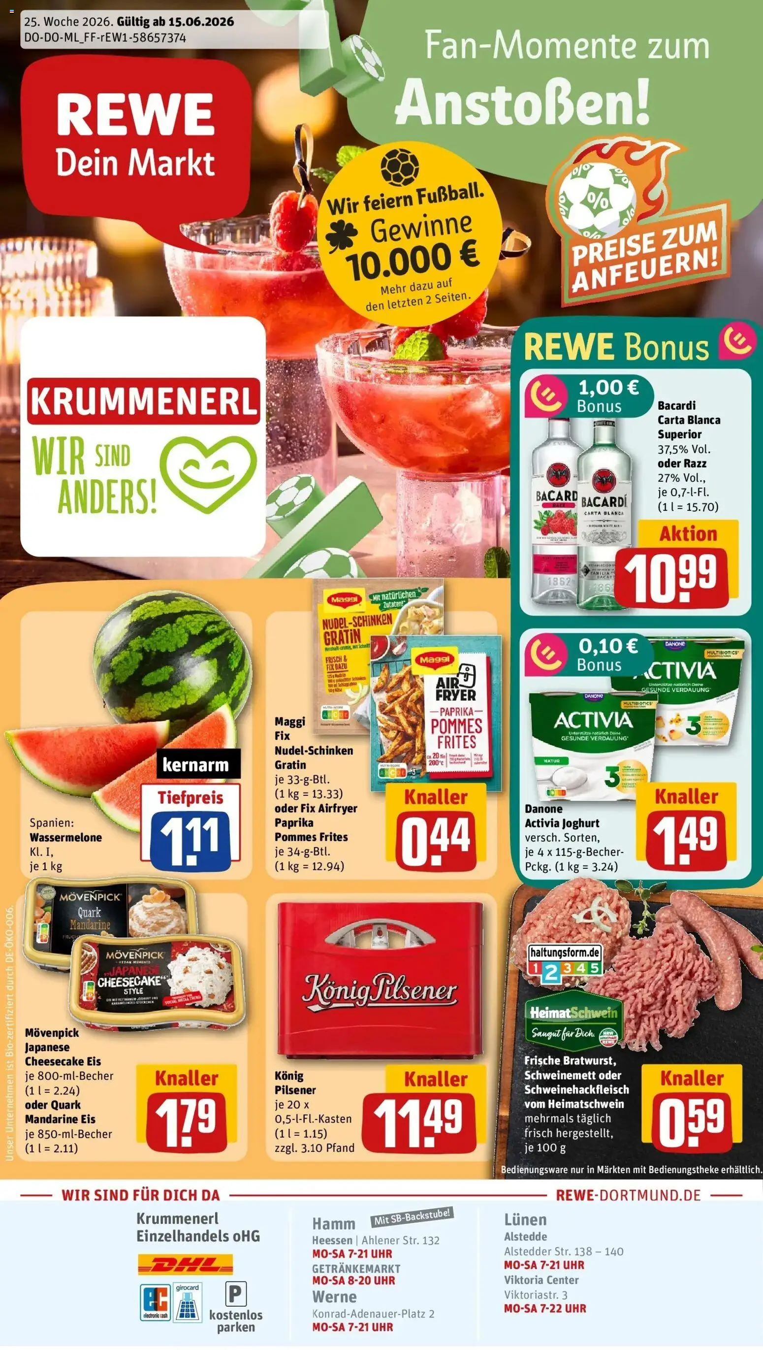 Vorschau von dem Prospekt des Geschäftes Rewe, gültig ab dem 14.06.2026