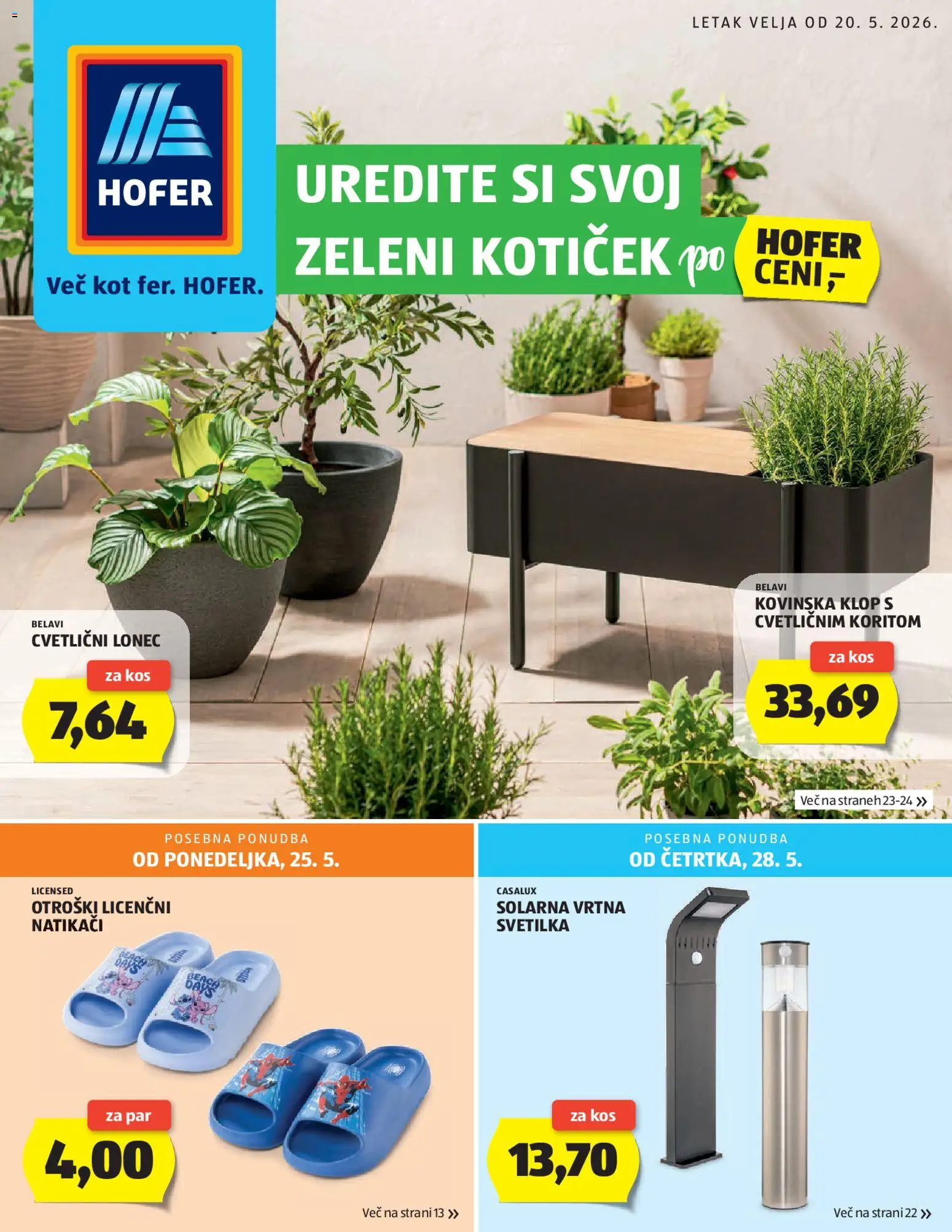 Predogled kataloga iz trgovine Hofer veljaven od 20.05.2026