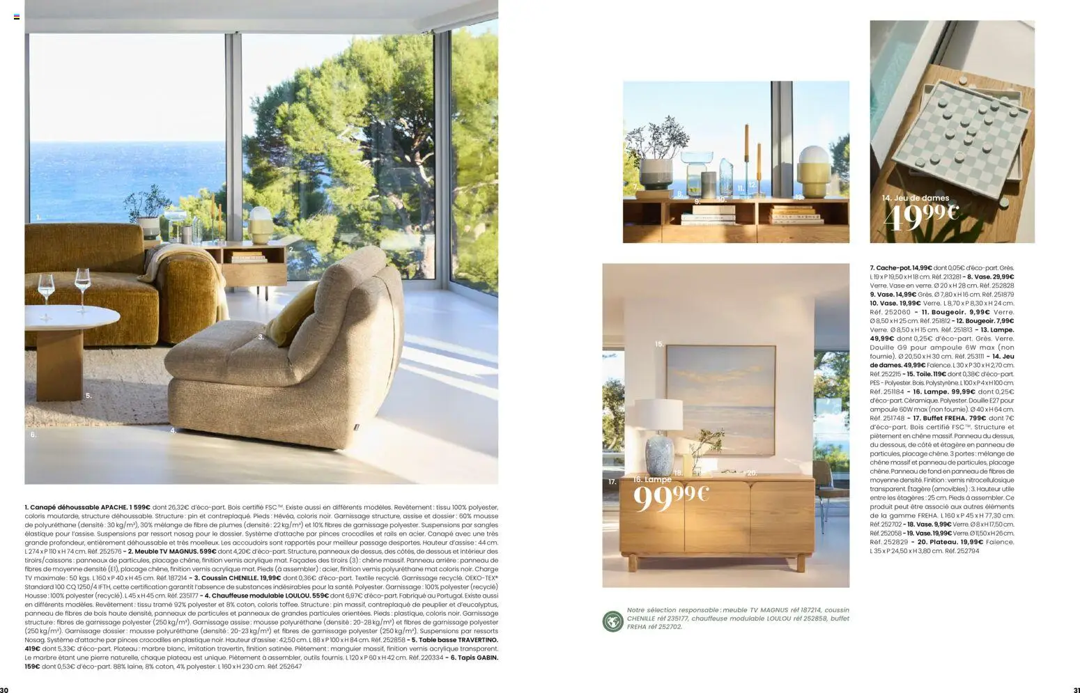 Prévisualisation de Maisons du Monde catalogue du magasin Maisons du Monde formulaire valide 02/09/2026 - Tapis, Table, Lampe, Vase, Outils, Étagère, Douille, Tiroirs