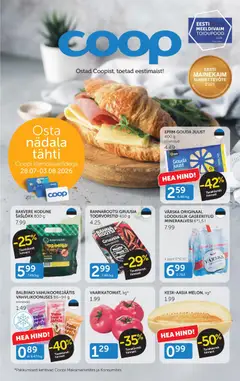 Coop kliendilehe eelvaade alates 28.07.2026
