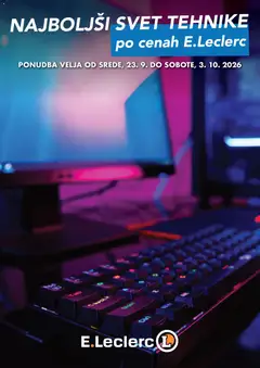 Predogled kataloga iz trgovine E.leclerc veljaven od 23.09.2026