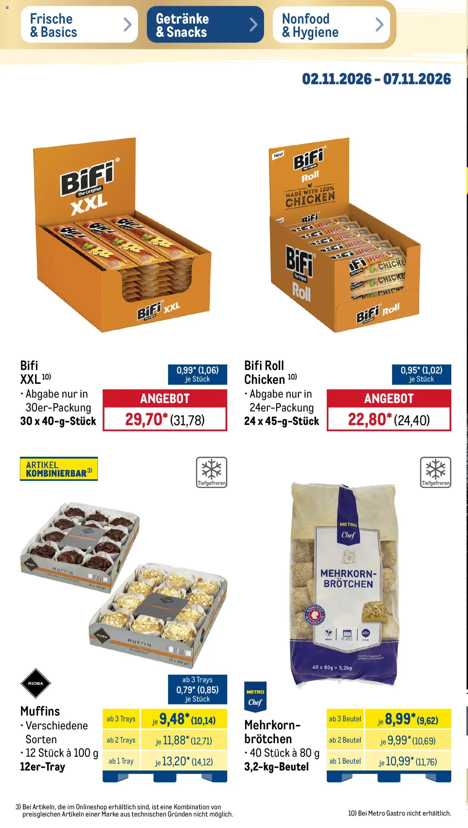 Vorschau von dem Prospekt des Geschäftes Metro, gültig ab dem 02.11.2026 - Bifi