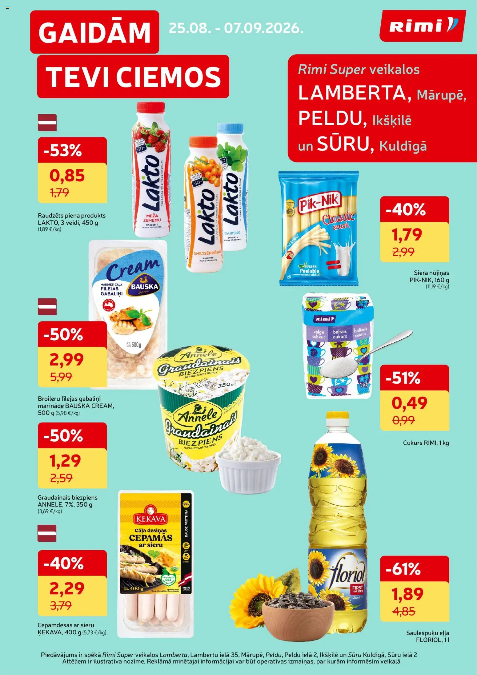 Skatīt Rimi akciju bukletu, derīgs no 25.08.2026.
