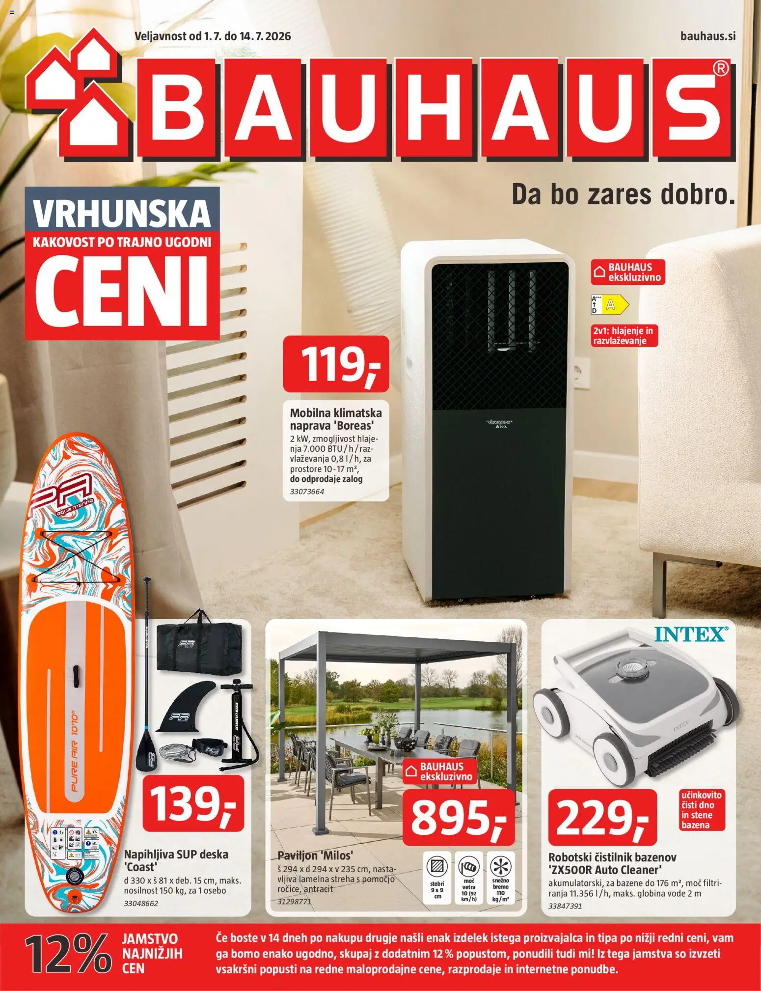 Predogled kataloga iz trgovine Bauhaus veljaven od 01.07.2026 - Sup, Paviljon, Klimatska naprava