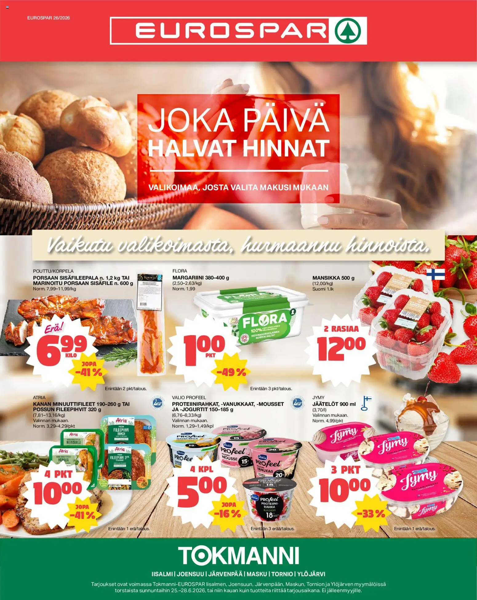 Kaupan Tokmanni Tokmanni - EUROSPAR esikatselu, voimassa 25/06/2026