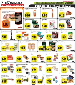 Grossi Toidukaubad kliendilehe eelvaade alates 28.05.2026