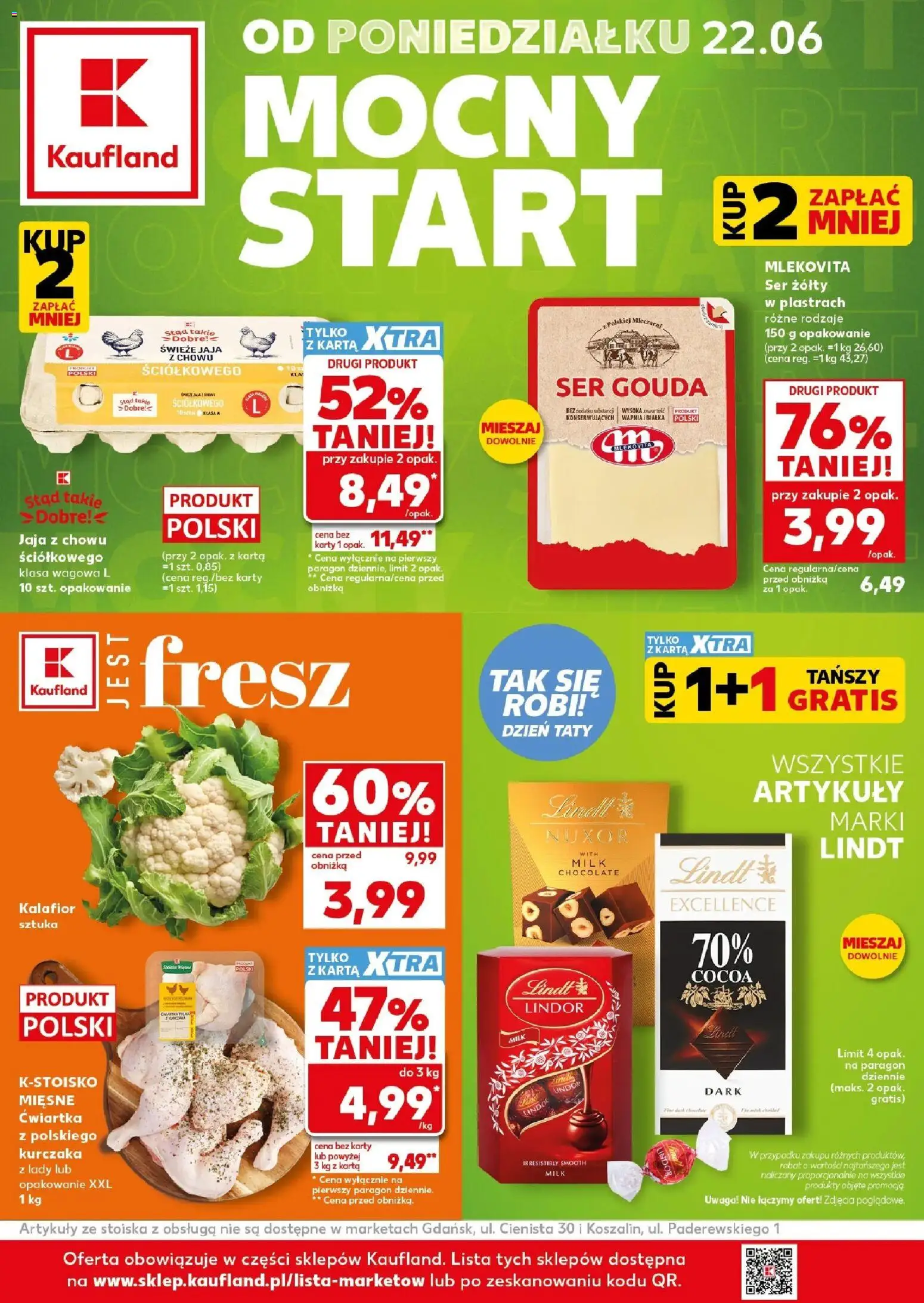 Pogląd gazetki "Kaufland gazetka - Mocny start" ze sklepu Kaufland ważnej od 22.06.2026