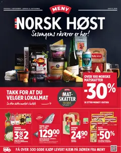 Forhåndsvis Meny kundeavis fra butikk Meny gyldig fra 07/09/2026