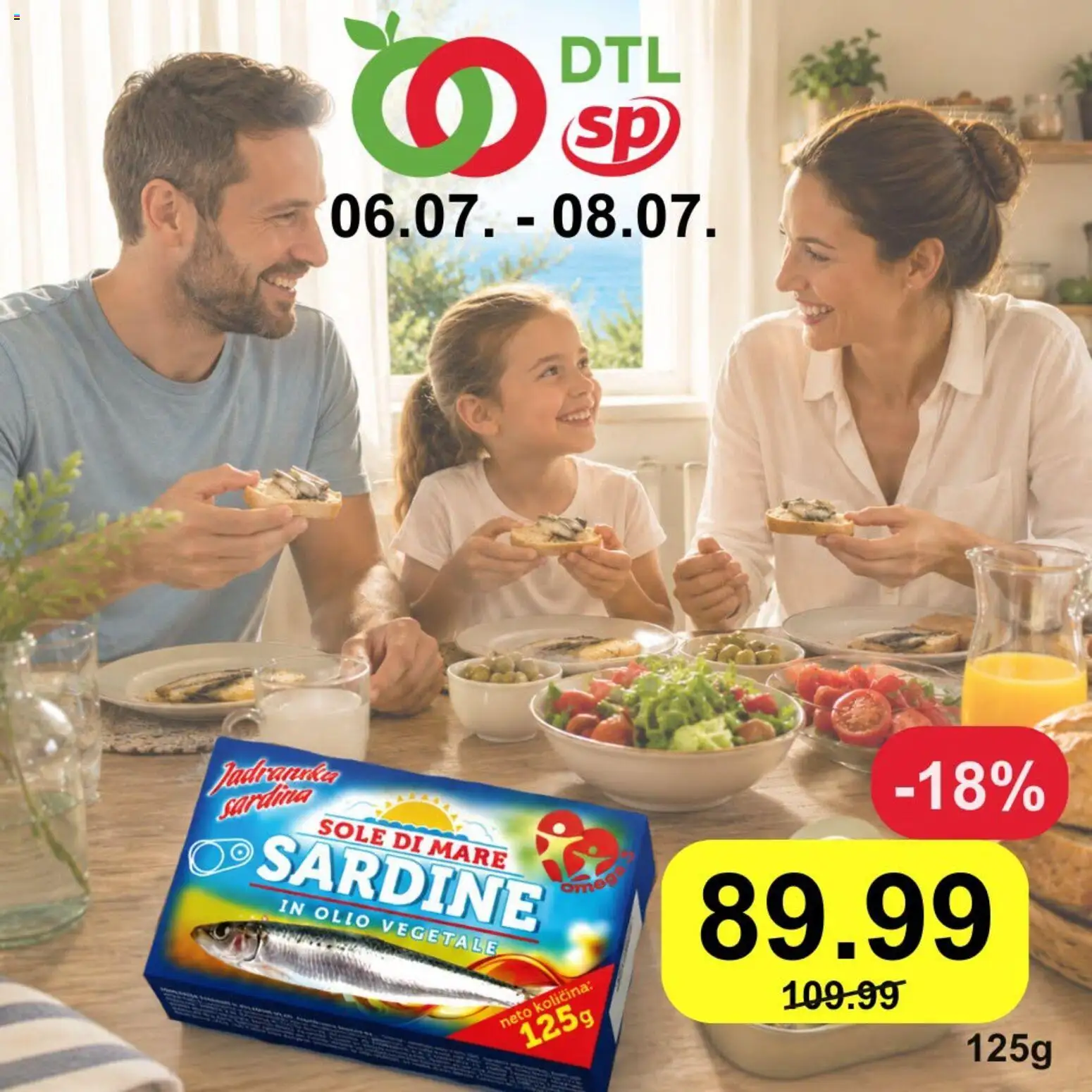 Pregled Senta Promet kataloga - važi od 06.07.2026 - Sardina, Sardine