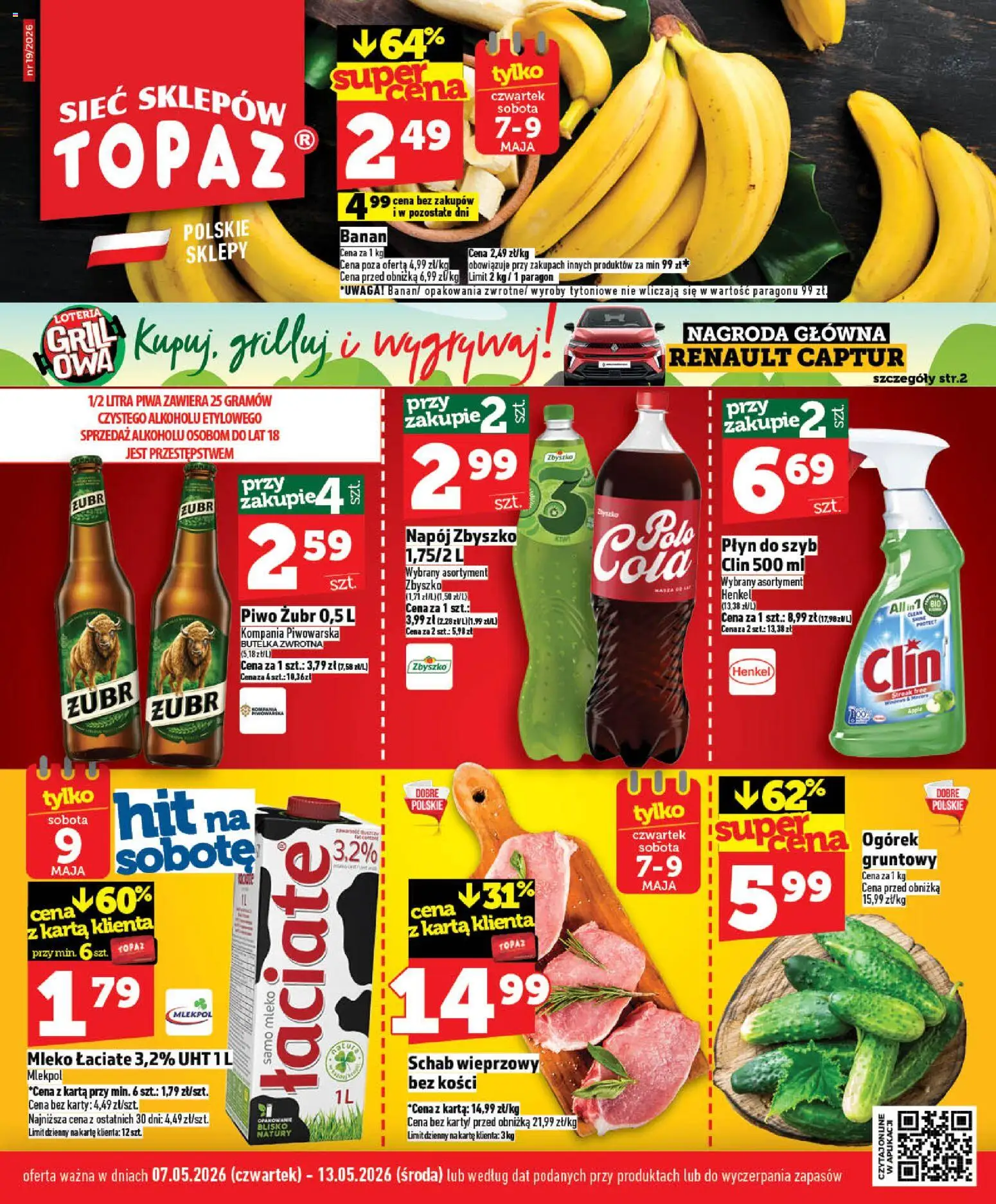 Pogląd gazetki "Topaz gazetka" ze sklepu Topaz ważnej od 07.05.2026
