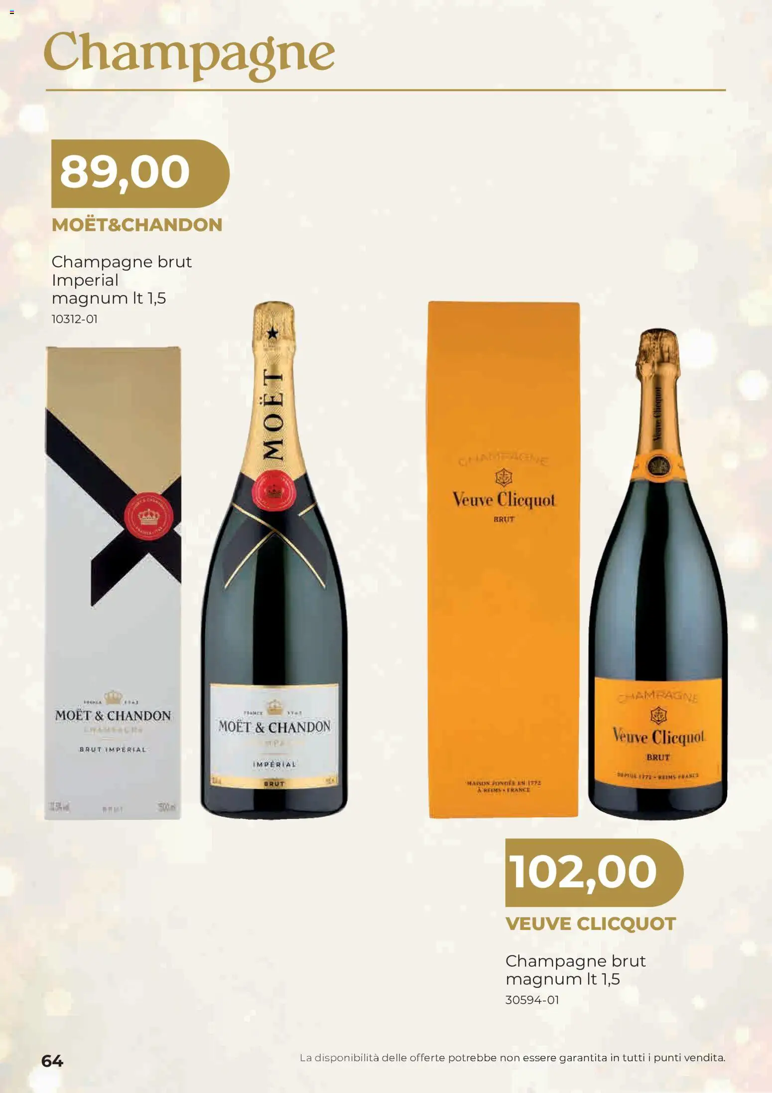 Anteprima dell'opuscolo Sogegross volantino Strenne dal negozio Sogegross valido da 27/10/2026 - Champagne, Magnum, Moet