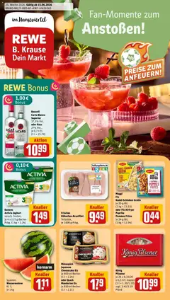 Vorschau von dem Prospekt des Geschäftes Rewe, gültig ab dem 14.06.2026