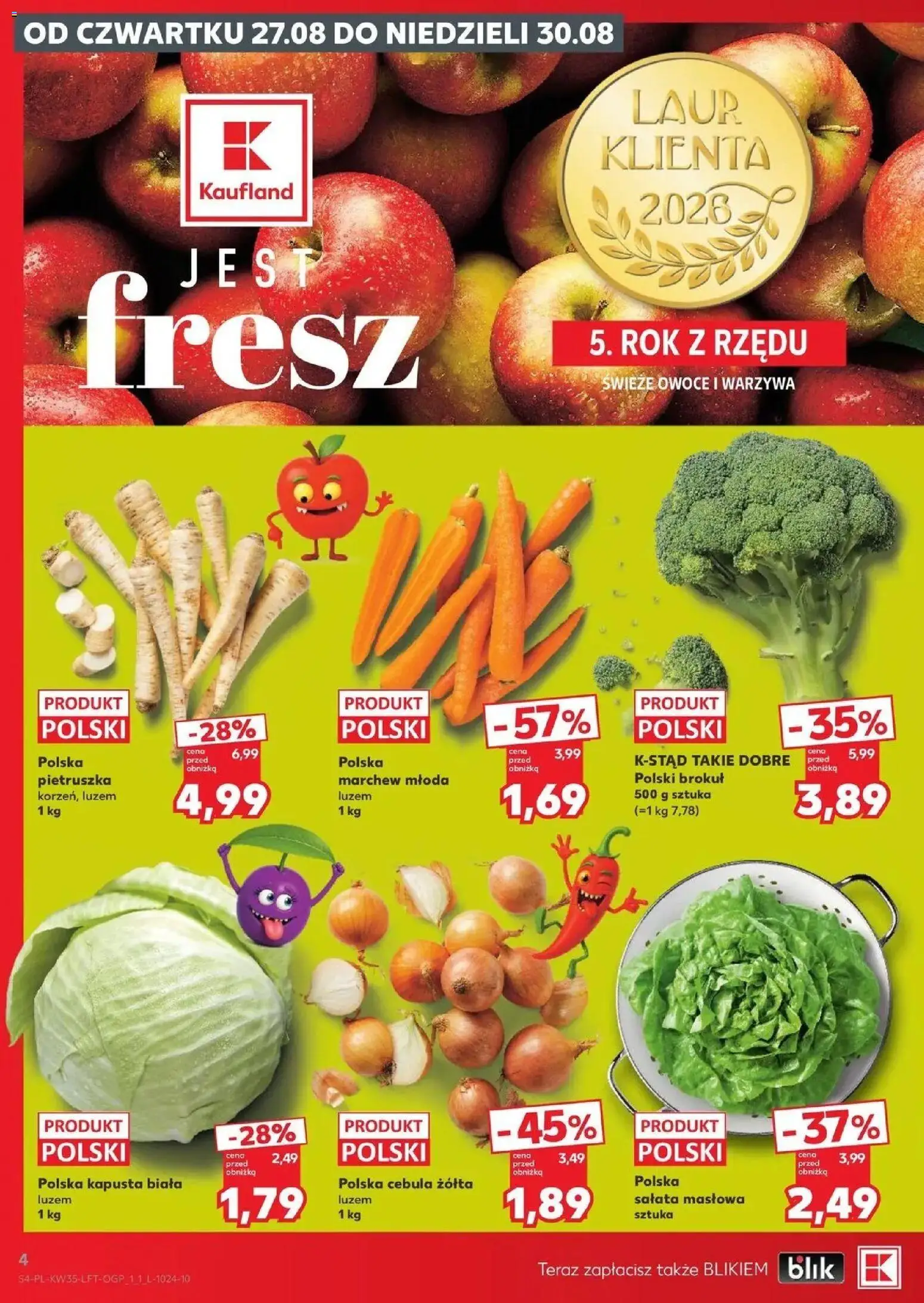 Pogląd gazetki "Kaufland gazetka" ze sklepu Kaufland ważnej od 27.08.2026