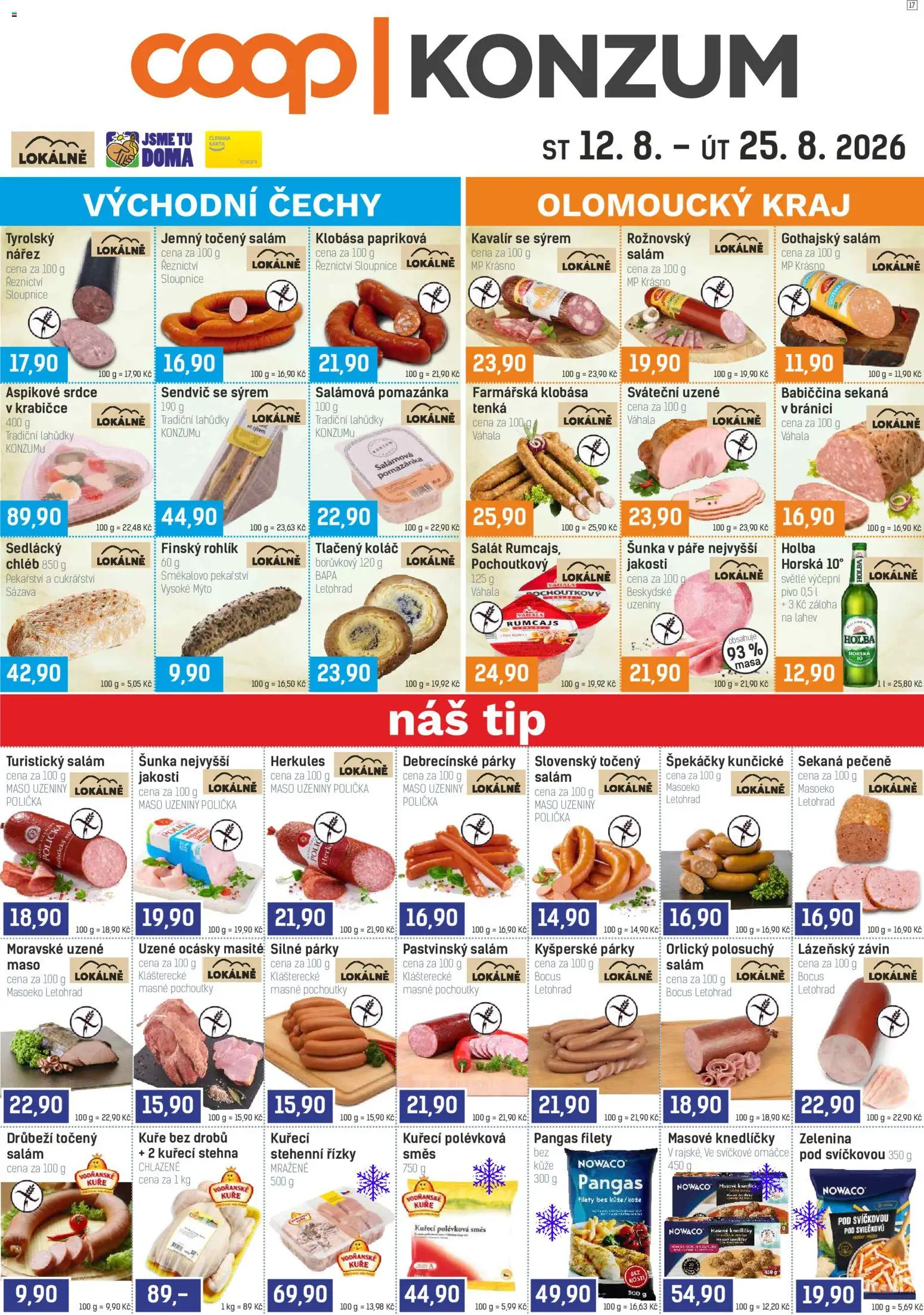 Náhled nabídky: Konzum Konzum leták platný od 12.08.2026
