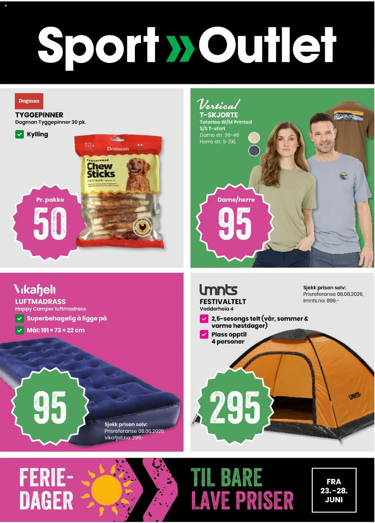 Forhåndsvis Sport Outlet kundeavis fra butikk Sport Outlet gyldig fra 23/06/2026