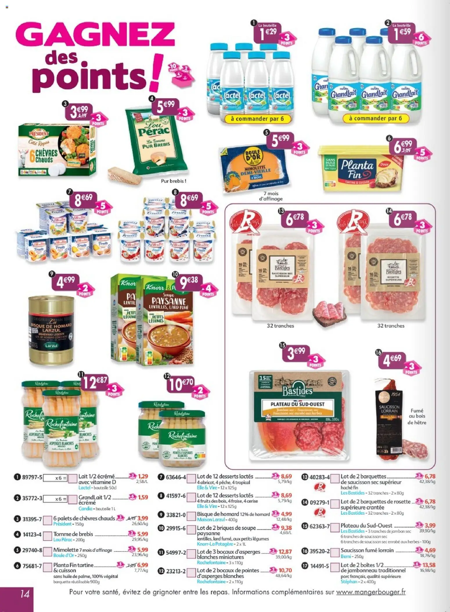 Prévisualisation de Maximo catalogue epicerie du magasin Maximo formulaire valide 26/10/2026 - Asperges, Jambon, Huile, Rosette, Bouteille, Jambonneau, Candia, Lard