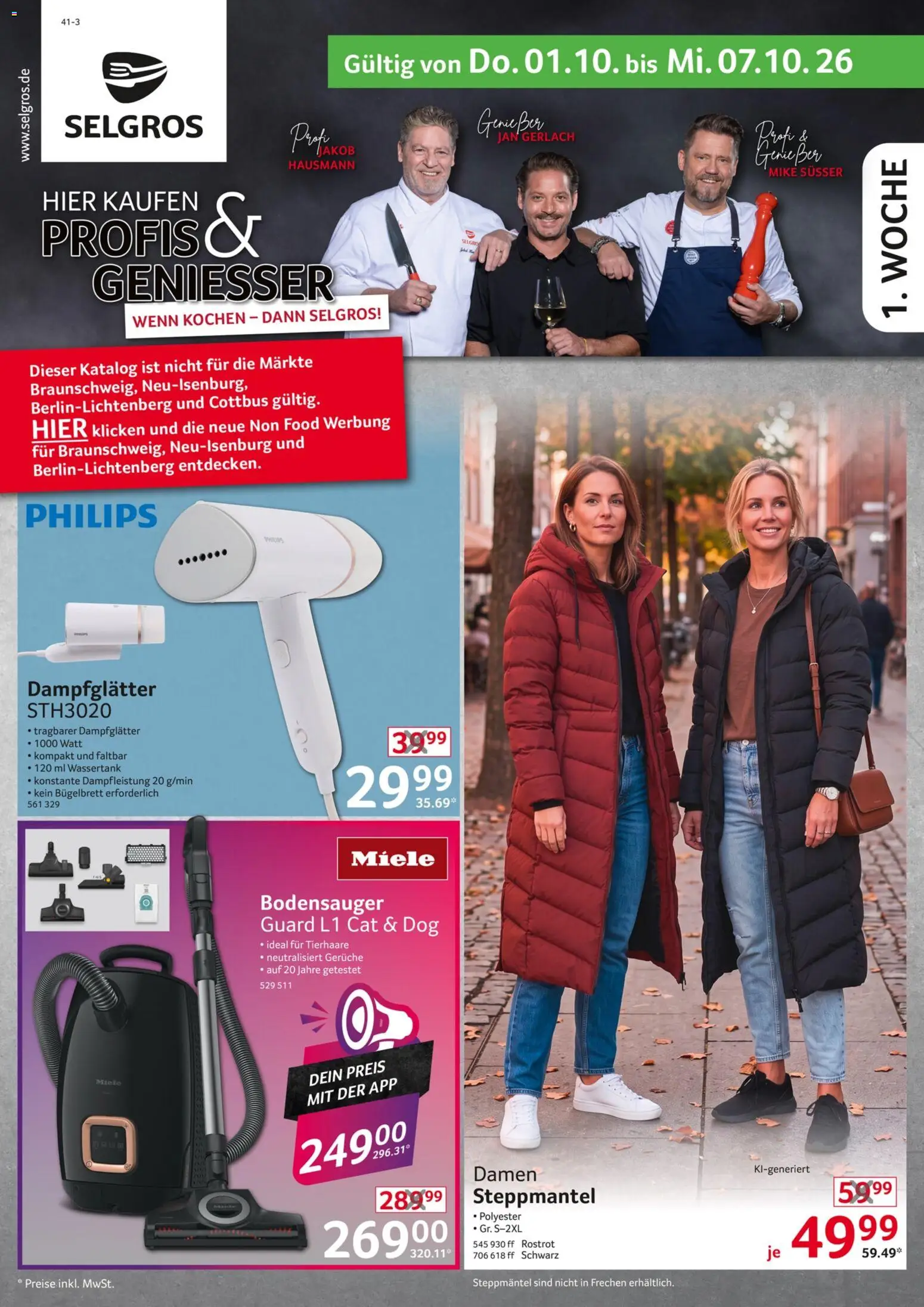 Vorschau von dem Prospekt des Geschäftes Selgros, gültig ab dem 01.10.2026