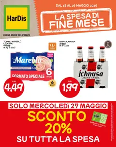 Anteprima dell'opuscolo HarDis volantino dal negozio HarDis valido da 18/05/2026