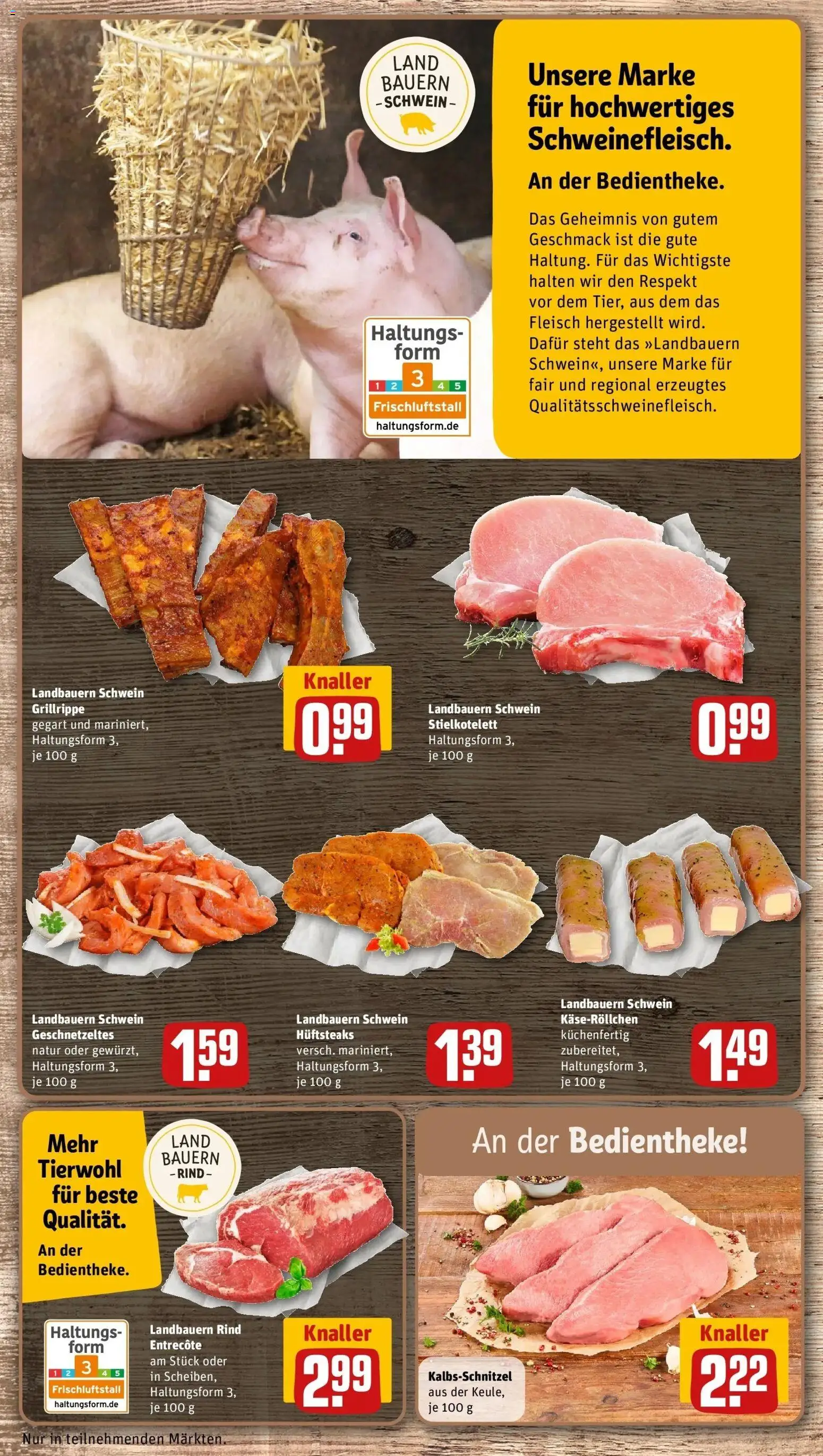 Vorschau von dem Prospekt des Geschäftes Rewe, gültig ab dem 05.04.2026 - Entrecote, Fleisch