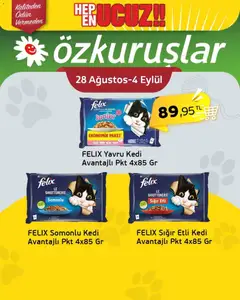 Özkuruşlar Özkuruşlar İndirim 28.08.2026 - Broşürünün önizlemesi