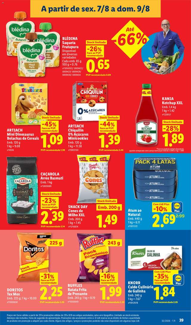 Novo folheto Lidl a partir de 03/08