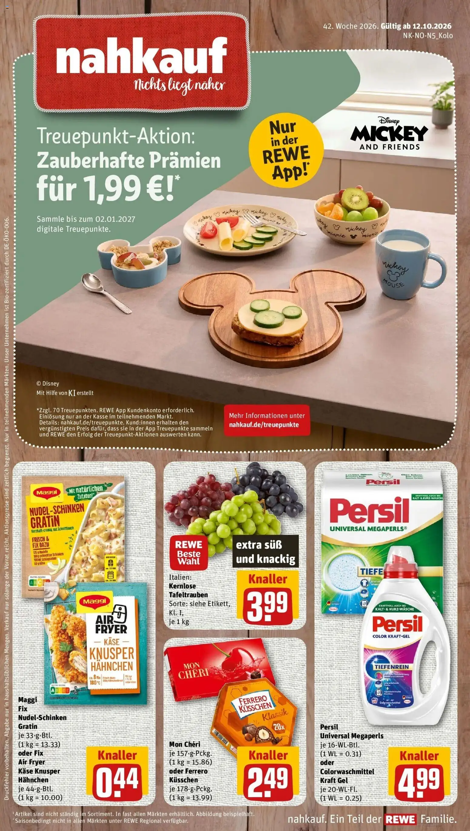 Vorschau von dem Prospekt des Geschäftes Rewe, gültig ab dem 12.10.2026