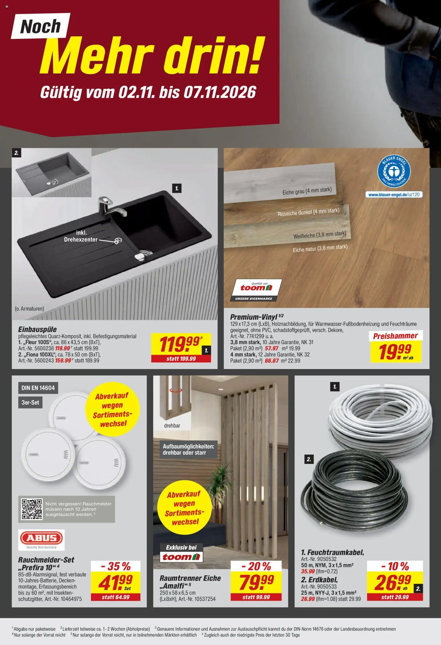 Vorschau von dem Prospekt des Geschäftes Toom Baumarkt, gültig ab dem 26.10.2026
