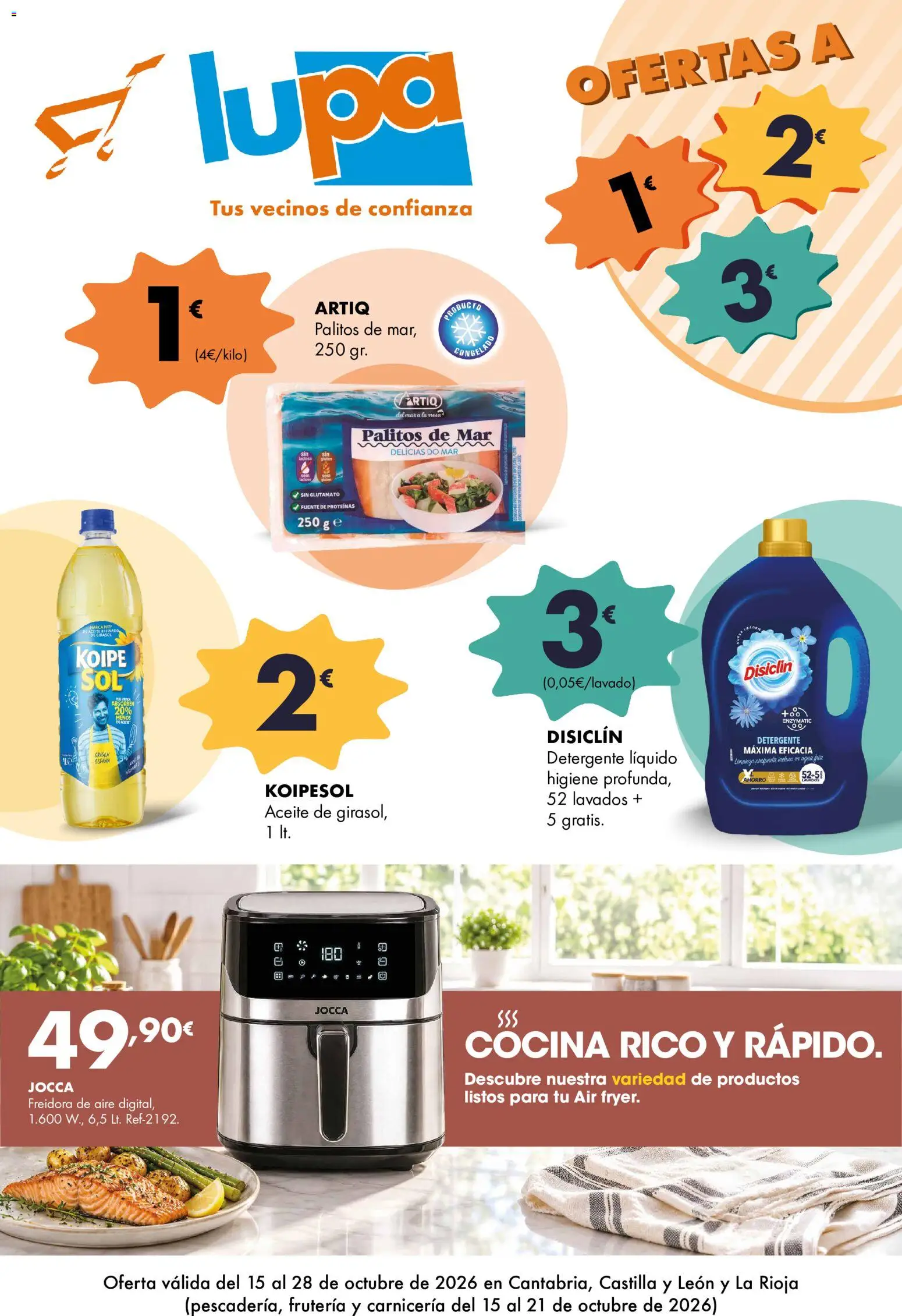 Vista previa del folleto de la tienda Lupa Supermercados válido desde el 15/10/2026 