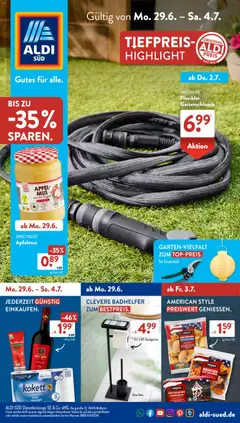 Vorschau von dem Prospekt des Geschäftes Aldi Süd, gültig ab dem 29.06.2026