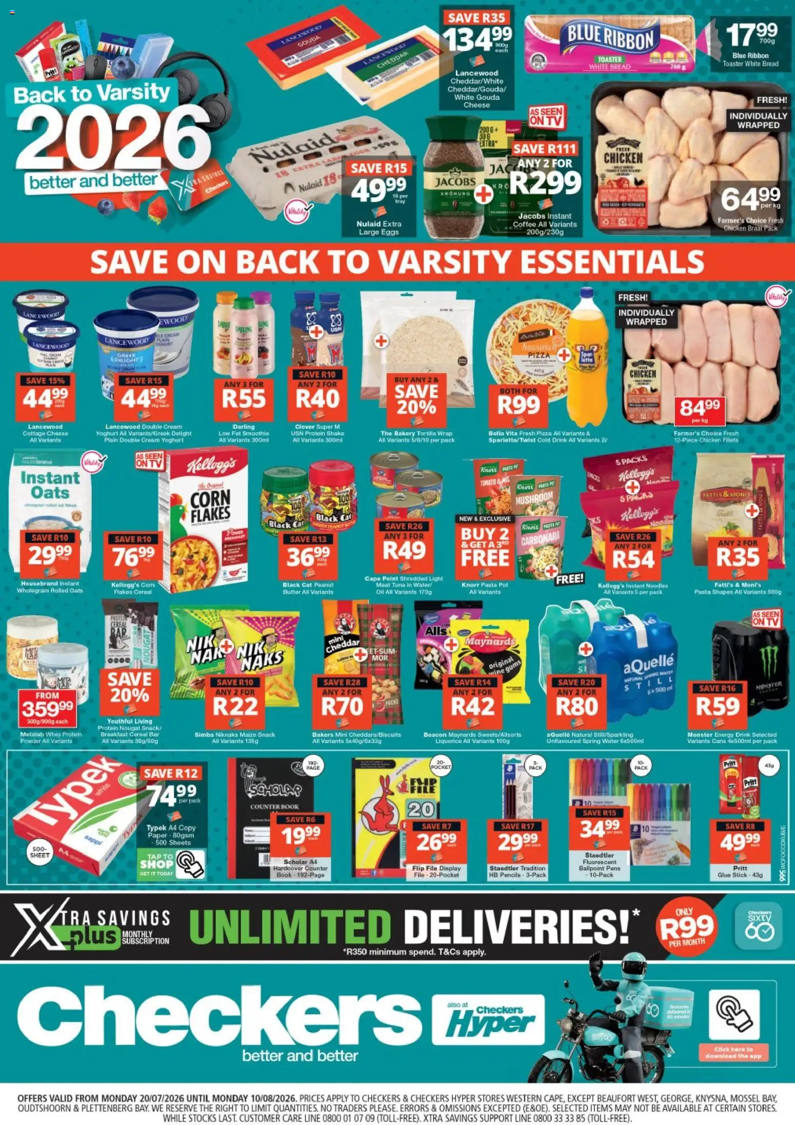 Preview of Checkers flyer valid from 20/07/2026