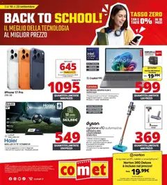 Anteprima dell'opuscolo Back to school dal negozio Comet valido da 10/09/2026