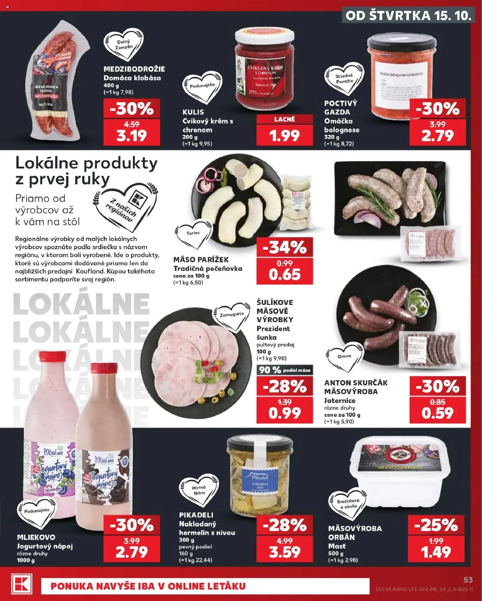 Náhľad Kaufland letáku platného od 15.10.2026