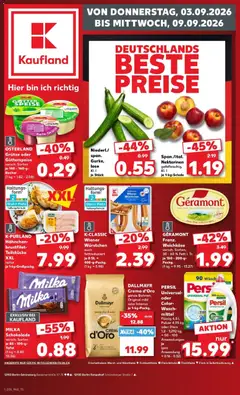 Vorschau von dem Prospekt des Geschäftes Kaufland, gültig ab dem 03.09.2026