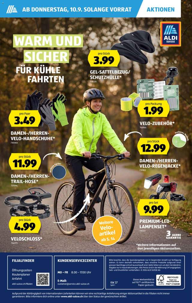 Neue Aldi Aktionen ab 10.09.