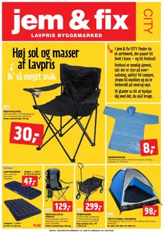 Eksempel på tilbudsavis Jem & fix - CITY-avis uge 25 fra butik Jem & fix gyldig fra 14/06/2026