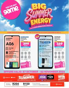 Preview of Game flyer valid from 07/10/2026