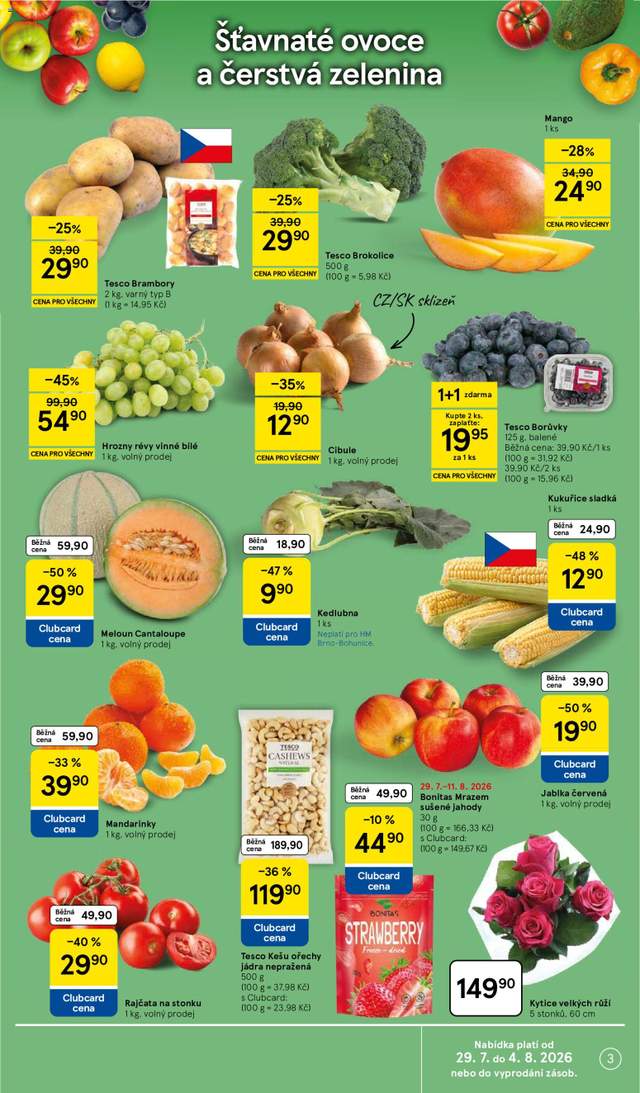 Nový Tesco leták od 29.07.