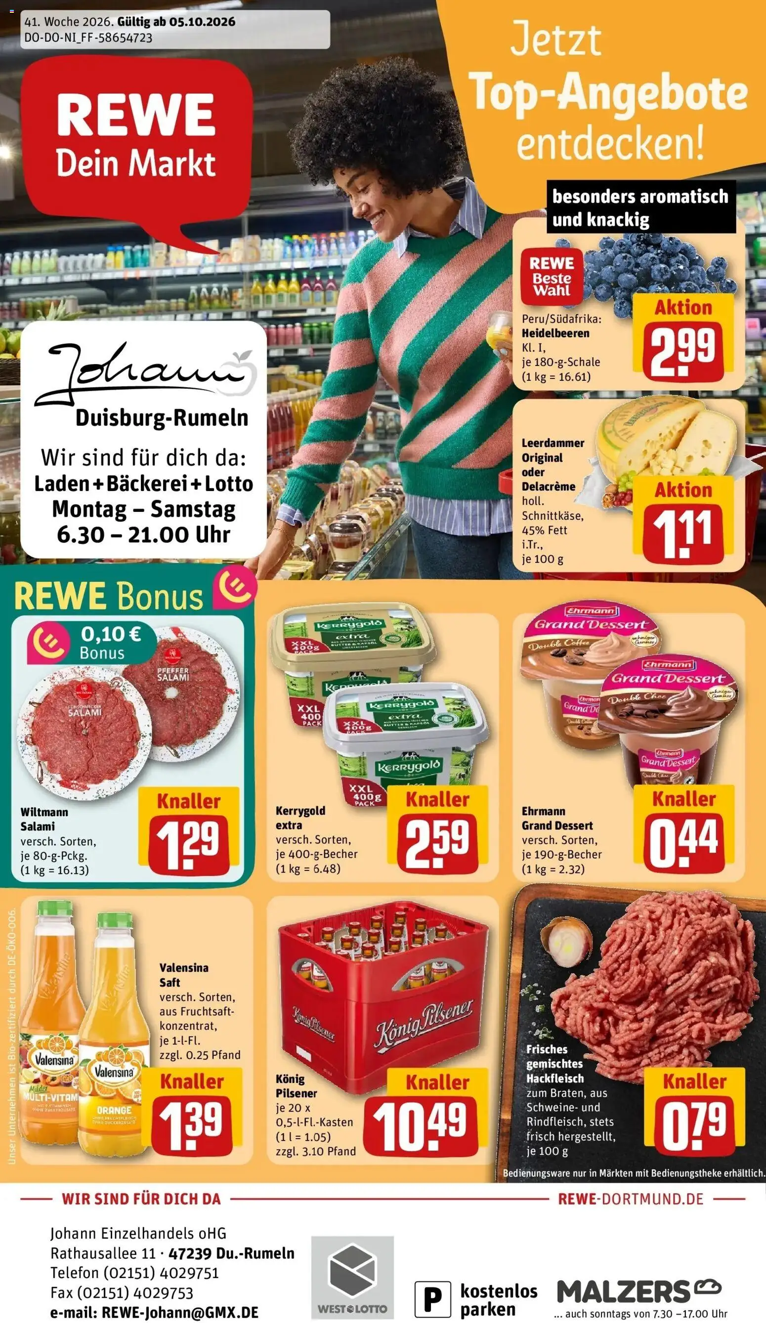 Vorschau von dem Prospekt des Geschäftes Rewe, gültig ab dem 05.10.2026