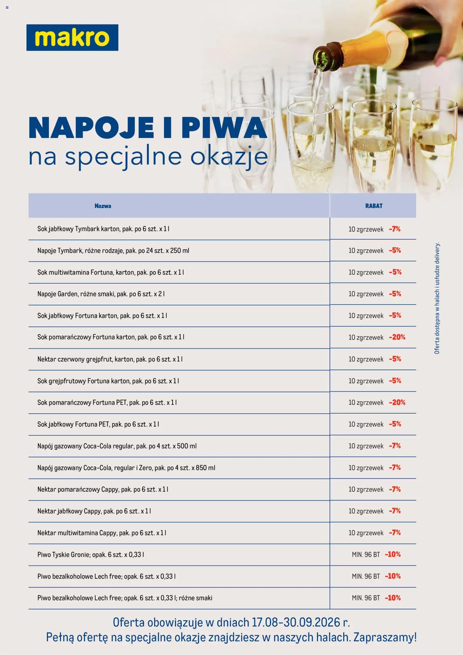 Pogląd gazetki "Makro gazetka - Oferta weselna" ze sklepu Makro ważnej od 17.08.2026