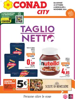 Anteprima dell'opuscolo Conad volantino City Piemonte dal negozio Conad valido da 22/10/2026