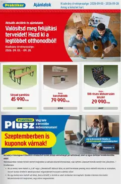 Praktiker - Praktiker akciós újság megtekintése, amely érvényes 2026.09.03.-től